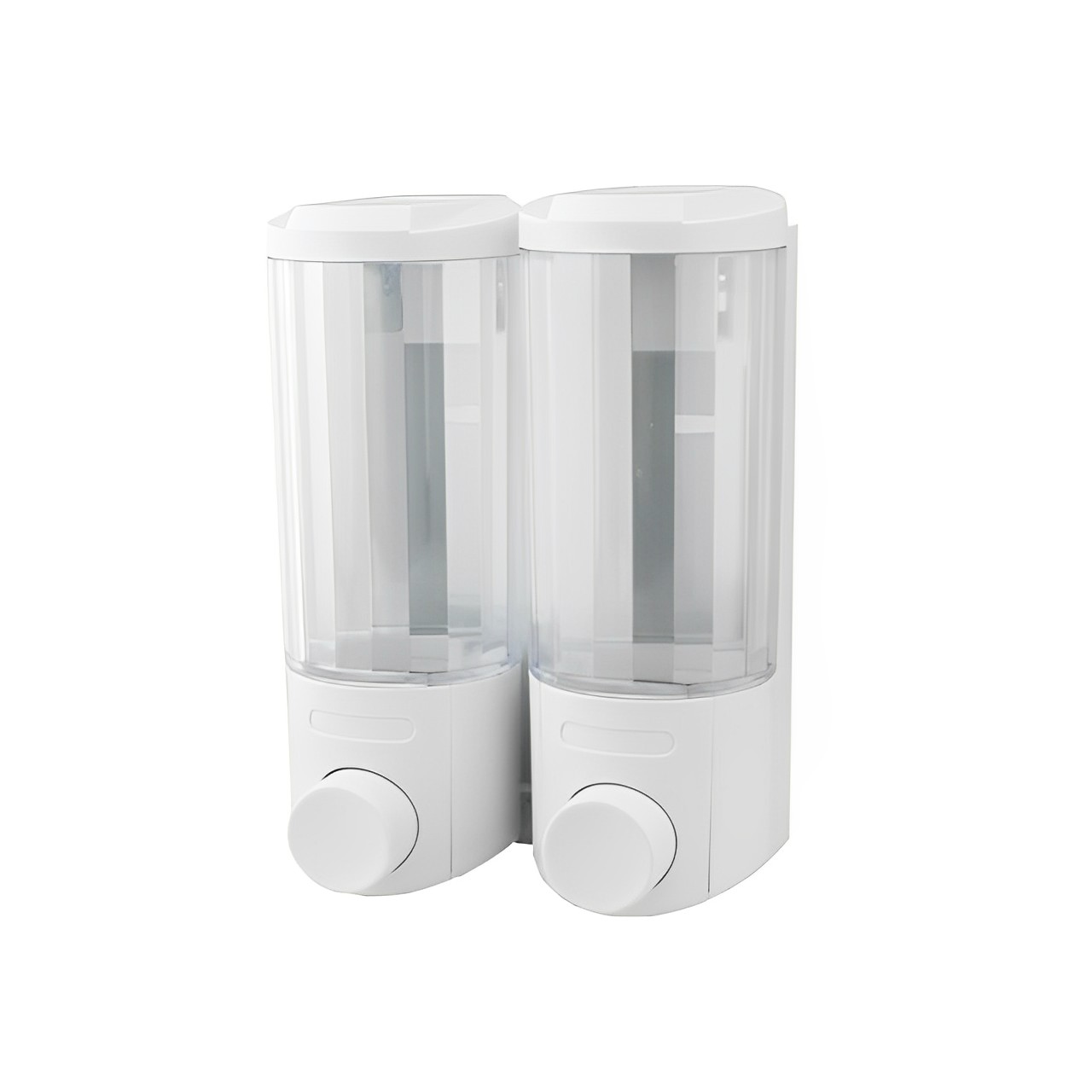 OJ-YL31W-D 10.15oz(300ML)*2 핸드 비누 디스펜서 ABS 플라스틱 벽걸이형 액체 비누 디스펜서